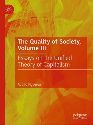 cover image of The Quality of Society, Volume III